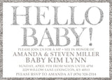 minimalist baby invitation cards newborn welcome style