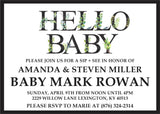 modern sip and see invitations eucalyptus floral theme