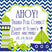 nautical baby shower sticker with lighthouse anchor whale and sailboat navy and lime design