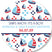 nautical baby shower sticker with sailboats lifebuoys and ships ahoy its a boy design