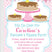 pancake pajama party invitations pastel breakfast design