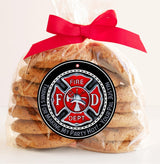 personalized firefighter birthday favor sticker