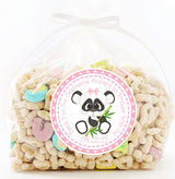 personalized panda bear favor labels
