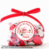 personalized plane valentine stickers for treat bags