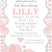 pink elephant baby shower invitations pastel theme