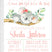 pink koala baby shower invitations floral watercolor design