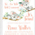 pink twin koala baby shower invitations floral woodland theme