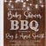 rustic baby q baby shower invitations wood plank bbq design