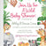 safari baby shower invitations tropical jungle design for girls