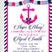 sailor baby shower invitations coastal nautical theme