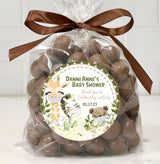 social distance jungle baby shower favor label