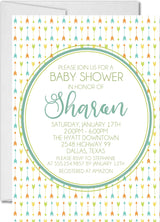 southwestern invitation cards rustic tribal style