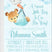 teddy bear baby shower invitations pastel blue design for boys