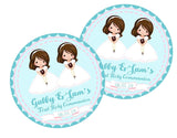 turquoise sisters communion label