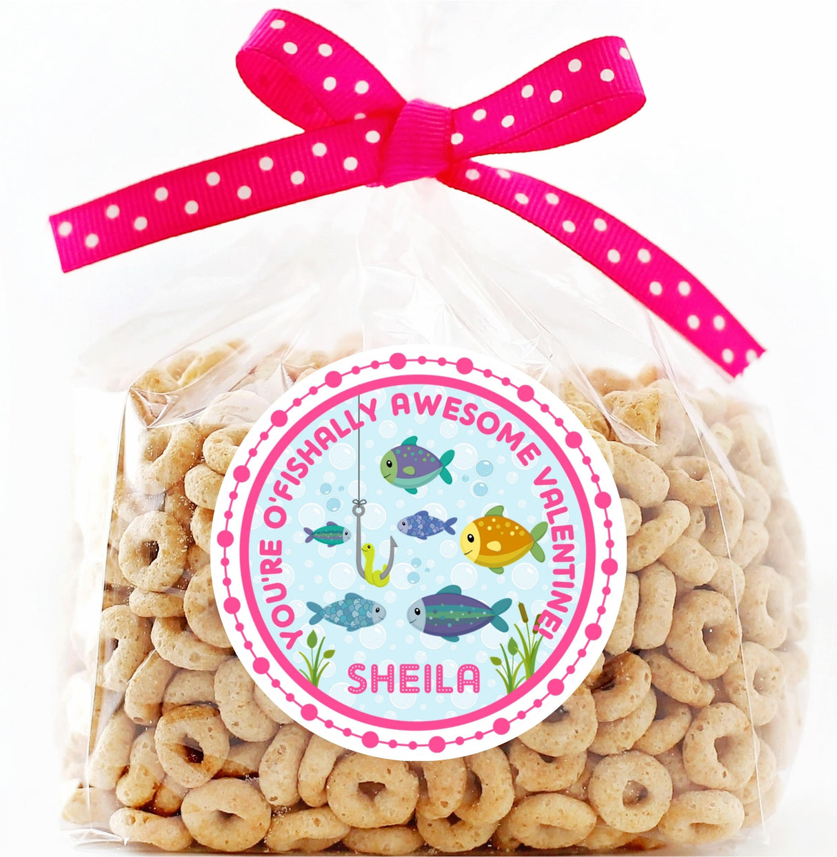 underwater classroom valentine label