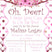 watercolor antler invitation cards pink woodland style