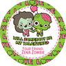 zombie kids valentine treat bag label