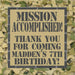 Army Birthday Party Stickers Or Favor Tags