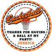 Basketball Birthday Party Stickers Or Favor Tags