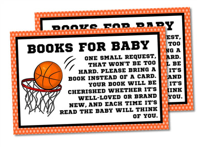 Basketball Book Request Cards