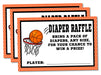Basketball Diaper Raffle Tickets