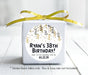 Black And Gold Confetti Birthday Party Stickers Or Favor Tags