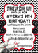 Black And Red Bowling Birthday Party Invitations