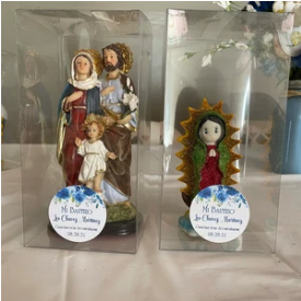 Blue Spanish Baptism Stickers