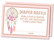Boho Baby Shower Diaper Raffle Tickets Printable PDF Download