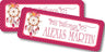 Boho dreamcatcher back to school name label with red and pink tones