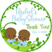 Boy Twins Two Peas In A Pod Baby Shower Stickers Or Favor Tags