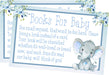 Boys Blue Elephant Book Request Cards