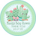 Boys Cactus Baby Shower Stickers Or Favor Tags