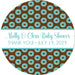 Boys Donut Baby Shower Stickers Or Favor Tags