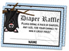 Boys Halloween Diaper Raffle Tickets