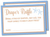 Boys Starfish Diaper Raffle Tickets