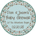 Boys Tribal Baby Shower Stickers Or Favor Tags