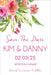 Bright Wildflower Wedding Save The Date Cards