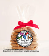 Bright butterfly sticker for kids birthday party favors