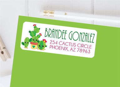 Cactus Address Labels