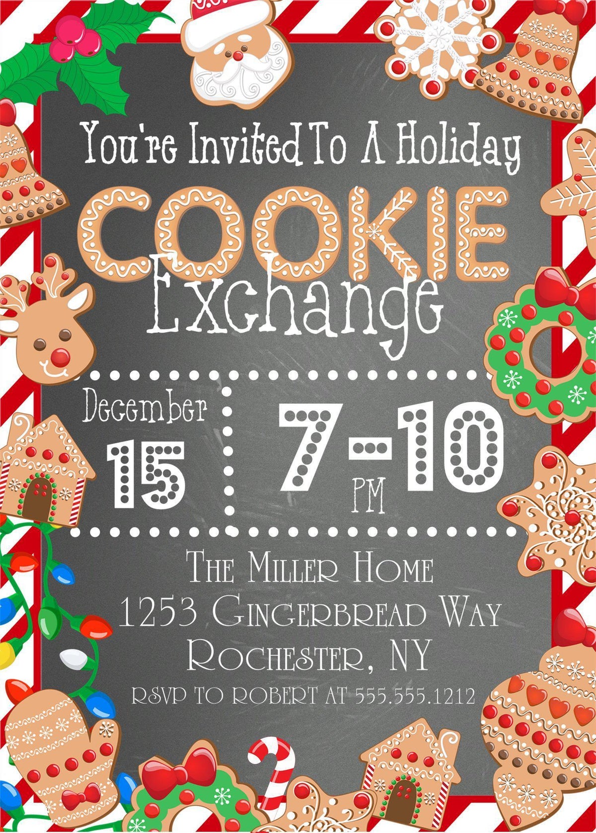 Christmas Cookie Exchange Invitations — Party Beautifully