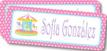Circus Back To School Supply Name Labels