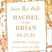 Copper brown wedding save the date cards