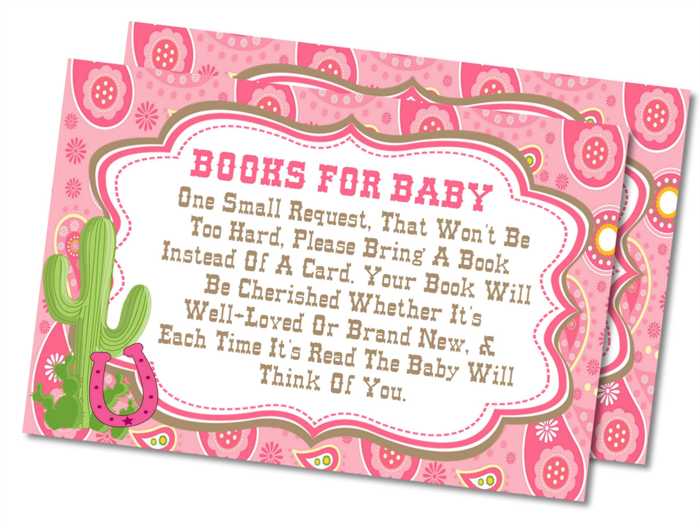 Cowgirl Book Request Cards