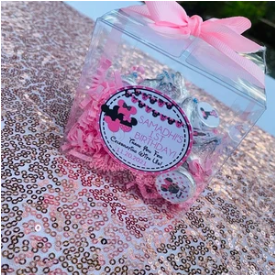 Custom Minnie Mouse thank you sticker design