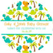 Dinosaur Baby Shower Stickers Or Favor Tags