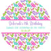 Dinosaur Birthday Party Stickers Or Favor Tags