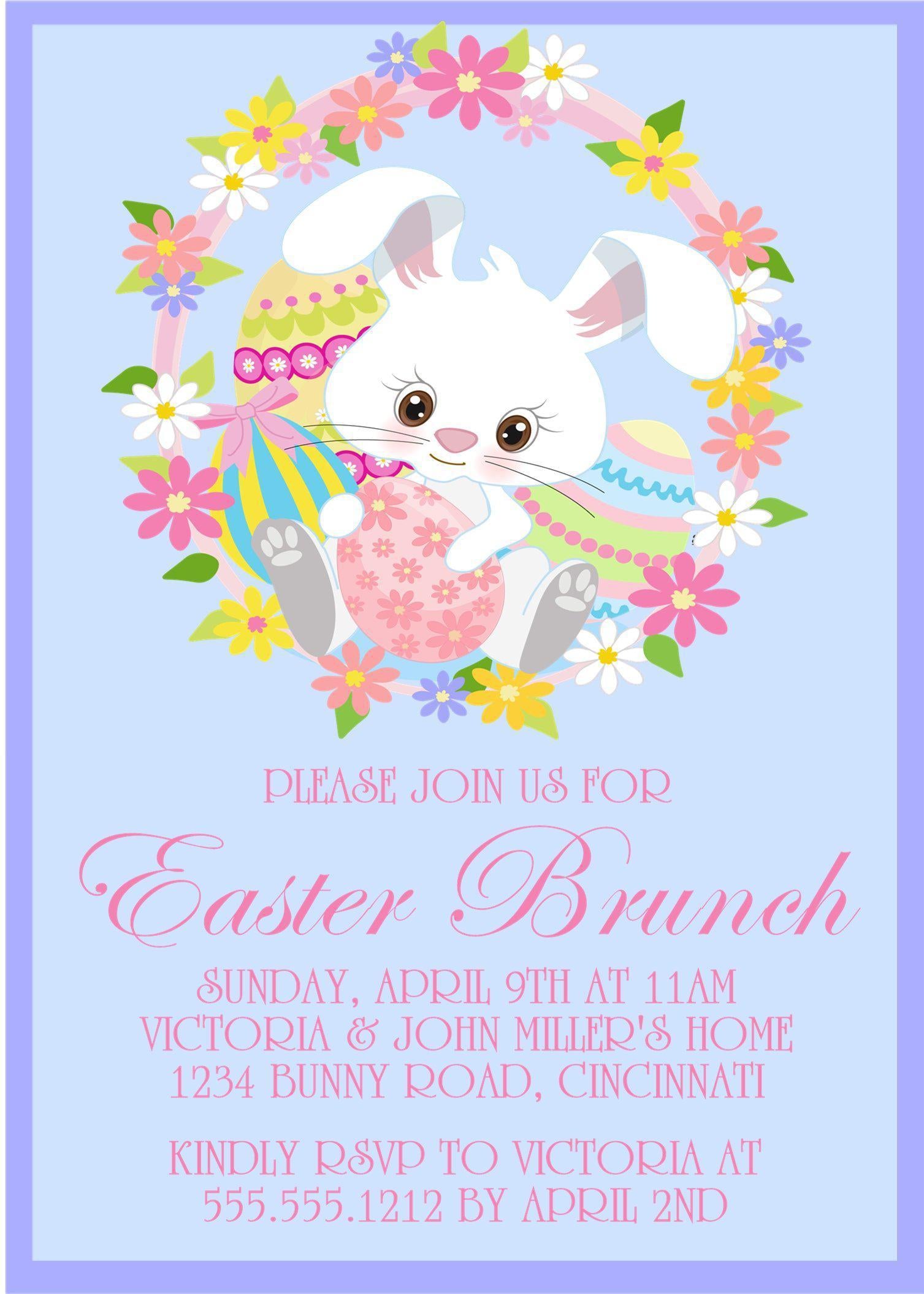 Easter Brunch Invitations
