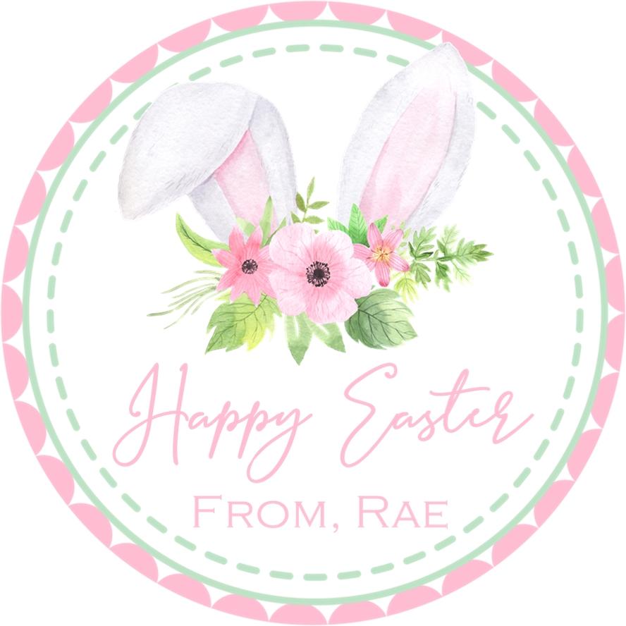 Easter Bunny Ears Stickers
