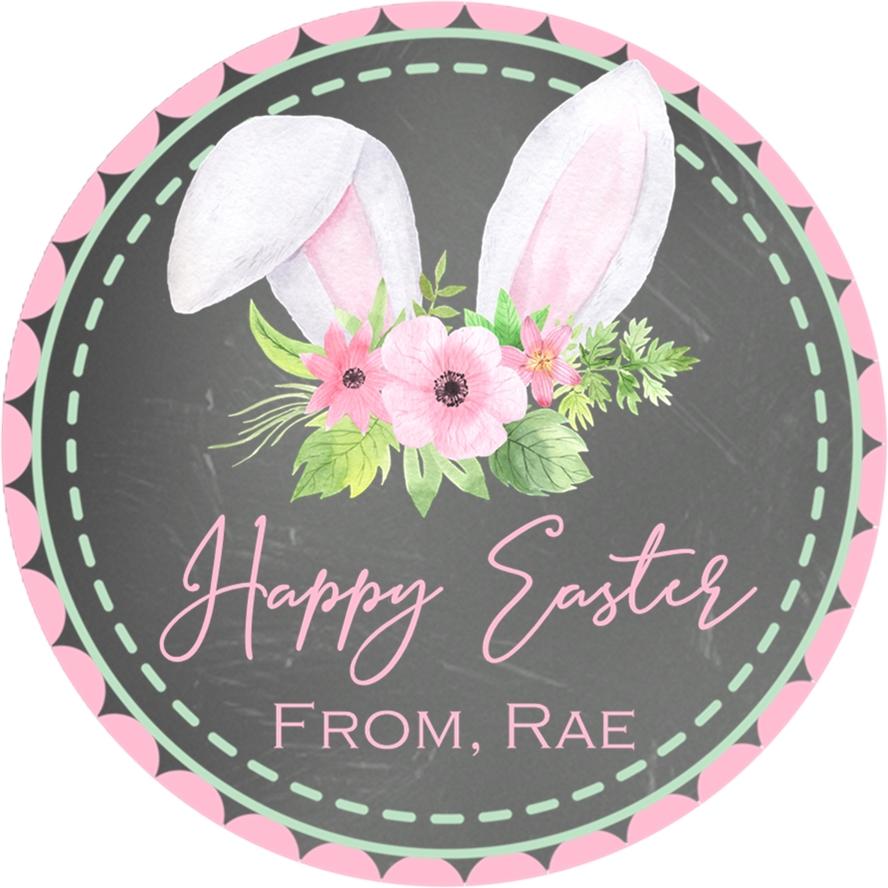 Easter Bunny Ears Stickers